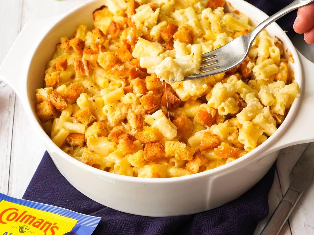 Ultimate Macaroni Cheese and Arancini Leftovers Colman's UK