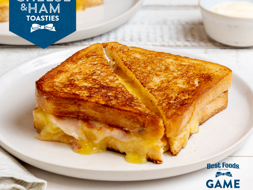 Jazz'ed up ham and cheese toastie Best Foods™ New Zealand