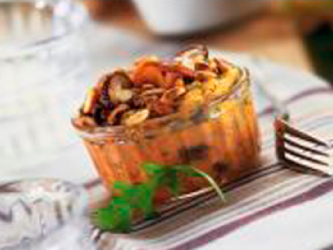 Timbale de champignons aux herbes Maizena