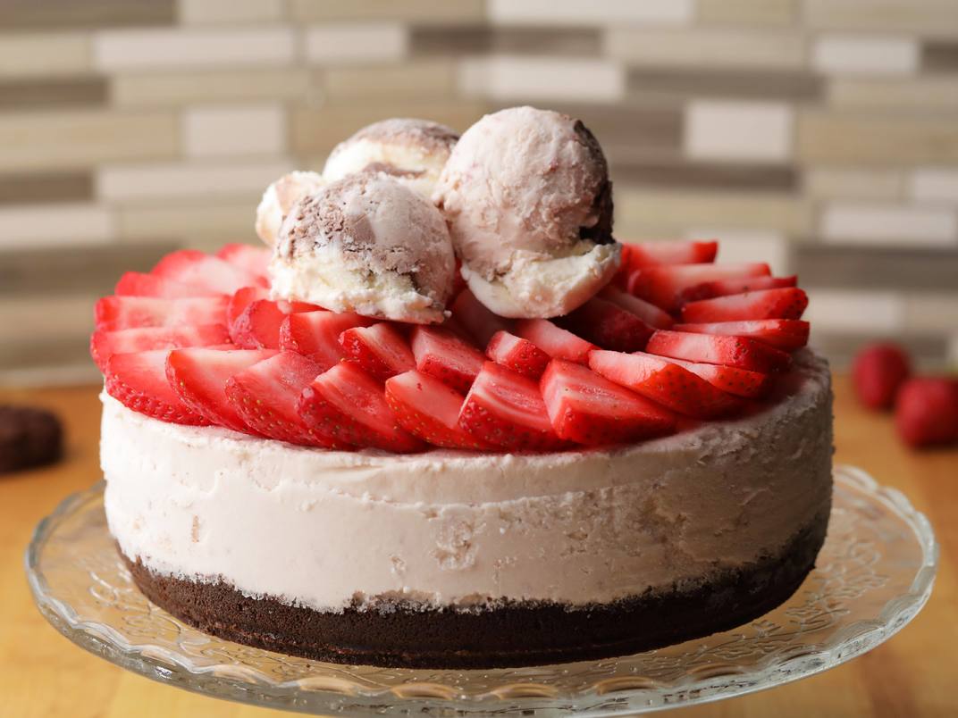 Cookie Crust Ice Cream Cheesecake Recipe