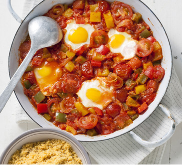 Mediterranean Vegetable Stew with Couscous and Eggs | Stop ...