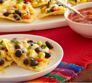 Roasted Corn and Black Bean Nachos Stop and Shop