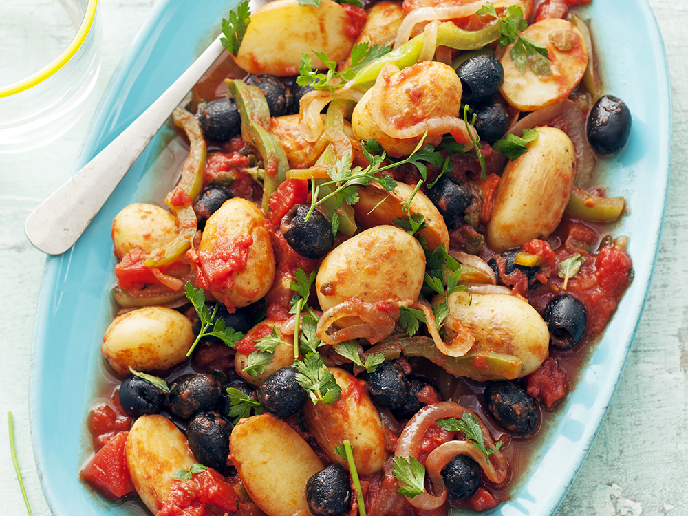 Spring baby potatoes with tomatoes and olives Recipes Spring baby potatoes with tomatoes and olives Recipes