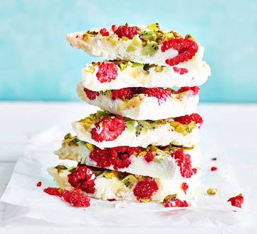 Frozen Fruit and Yogurt Bark image