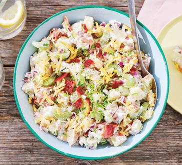 Bacon and Cheddar Loaded Potato Salad image