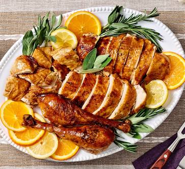 Citrus and Herb Butter Roasted Turkey image