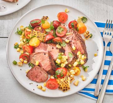 Grilled Steak with Corn Salsa image