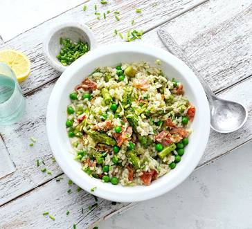 Slow Cooker Spring Green Risotto image