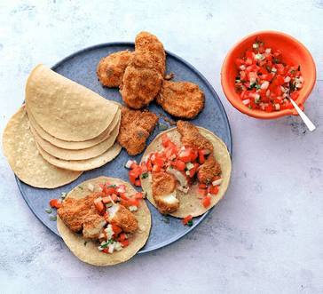 Roasted White Fish Tacos image