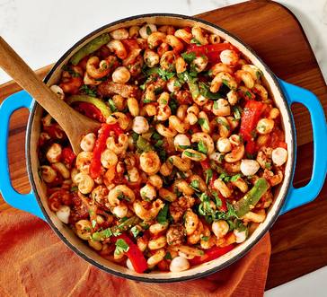 One-Pot Sausage and Pepper Pasta image