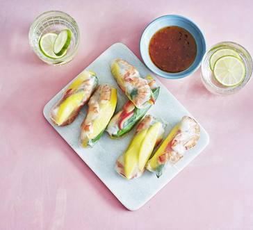 Mango and Shrimp Summer Rolls image