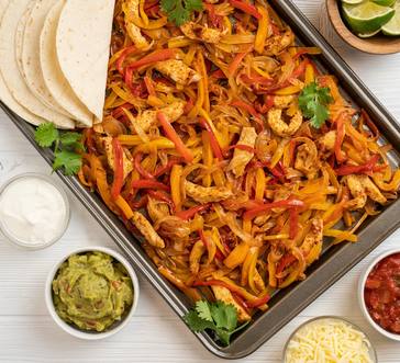 Sheet-Pan Chicken Fajitas image