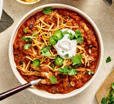 Slow Cooker Pumpkin Chicken Chili image
