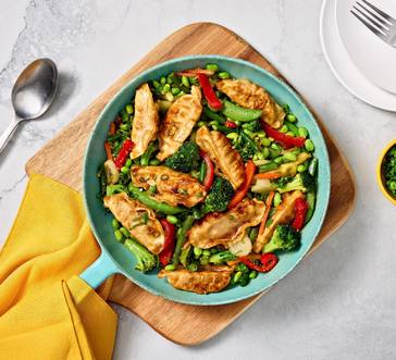 Potsticker Vegetable Stir-Fry image