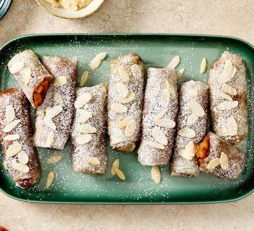 Apple Pie Rice Paper Rolls image
