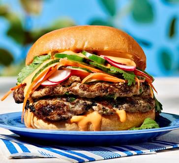 Pork Banh Mi Smash Burgers image