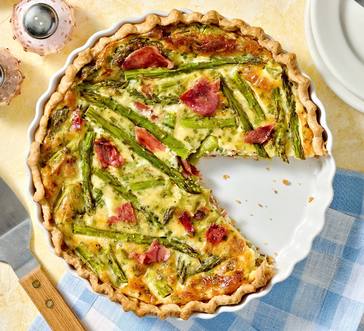 Asparagus Quiche with Prosciutto image