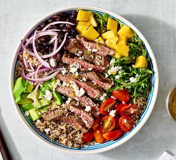 Mango-Avocado Steak Bowls image