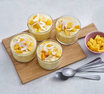 Mango–Chia Seed Pudding image