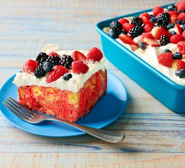 Berry Poke Cake image