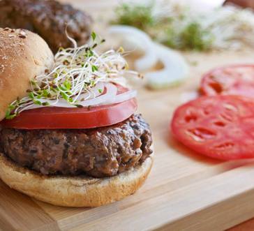 Mushroom Beef Burgers image