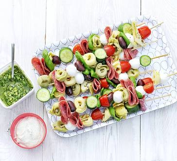 Pasta Salad Skewers image