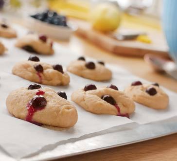 Lemon-Blueberry Yogurt Cookies image