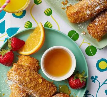 Crunchy Baked French Toast Sticks image
