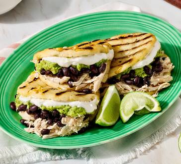 Grilled Corn and Cheese Arepas image