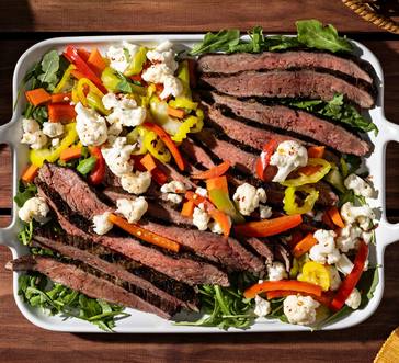 Grilled Steak with Giardiniera image