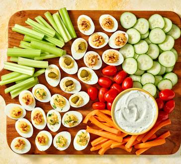 Deviled Egg Flight and Crudité Platter image