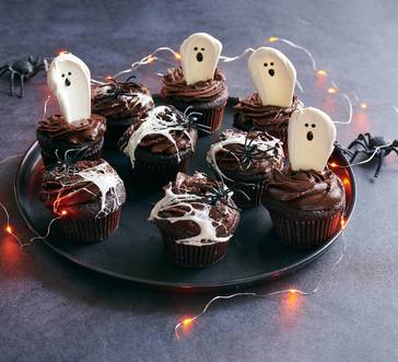 Chocolate Halloween Cupcakes image