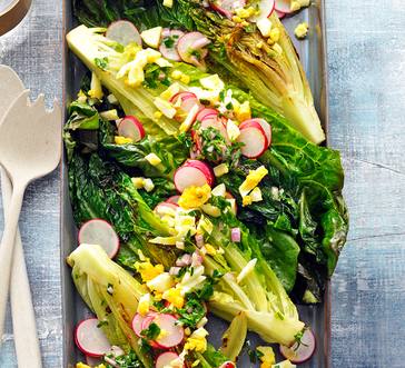 Wedge Salad with Eggs and Herbs image