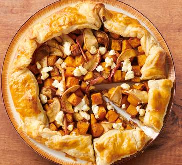 Butternut Squash and Apple Galette with Goat Cheese image