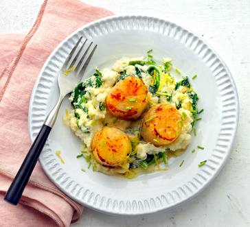 Seared Scallops With Lemony Potatoes Giant Food Store