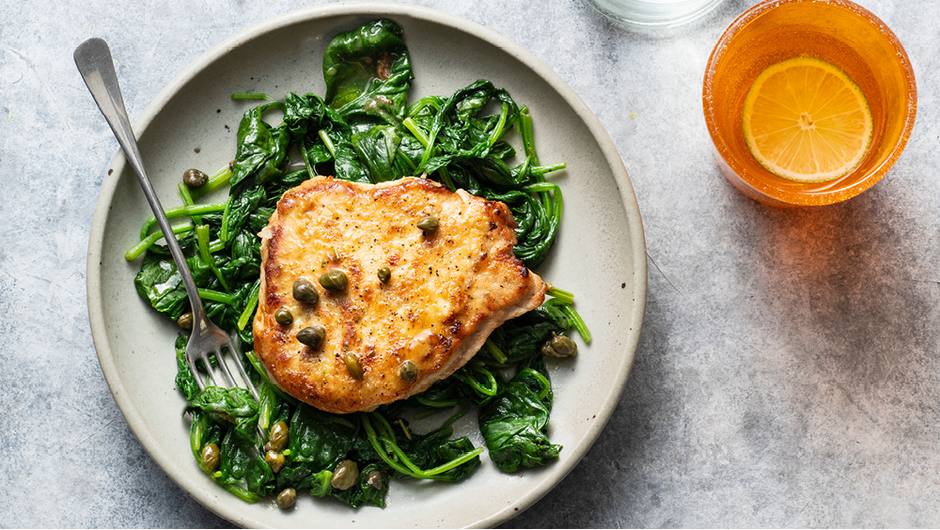 Pork Chop Piccata-image