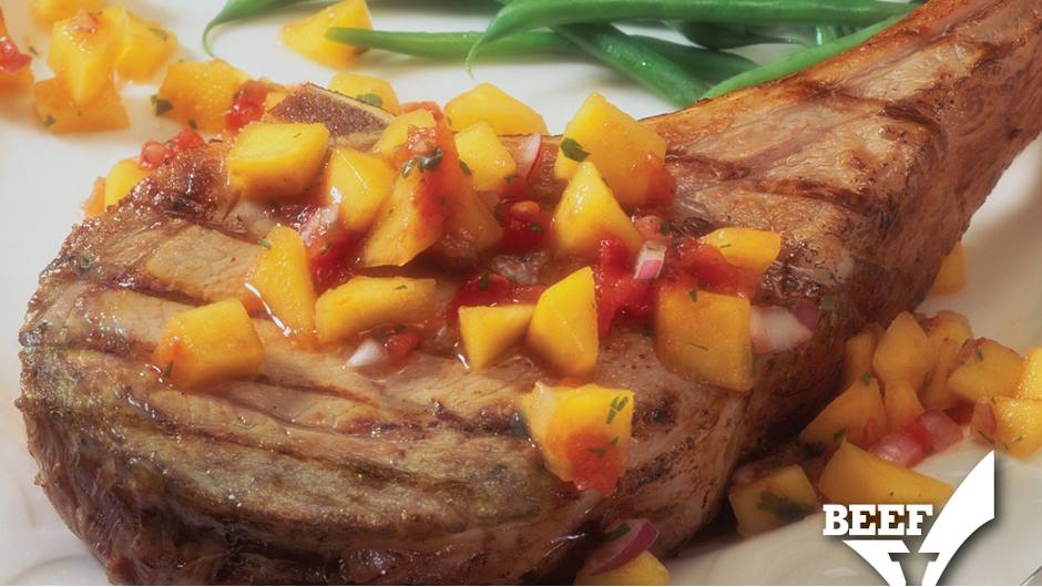 CitrusRubbed Veal Chops & Mango Salsa Stop and Shop