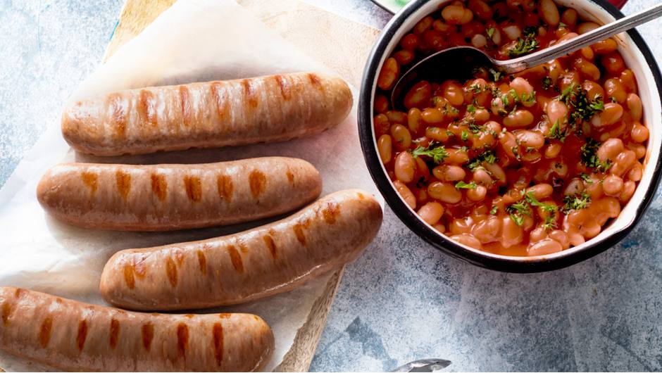Brats with Quick BBQ Beans Giant Food