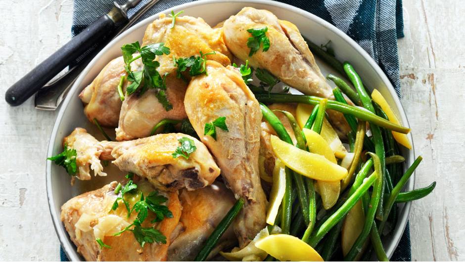 Chicken Legs and Thighs with Apple and Onion Martin's Foods