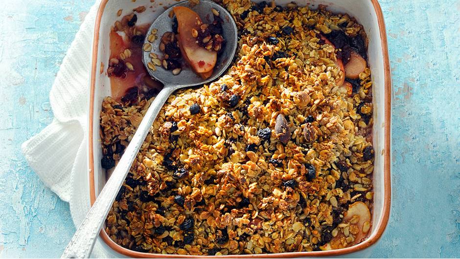 Quick Apple-Cranberry Crisp-image