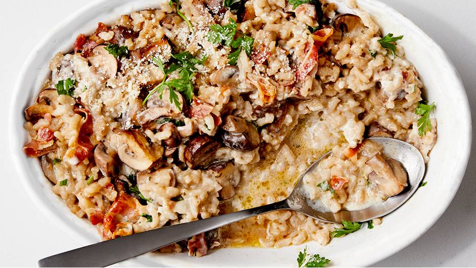 MultiCooker Mushroom Risotto Stop and Shop