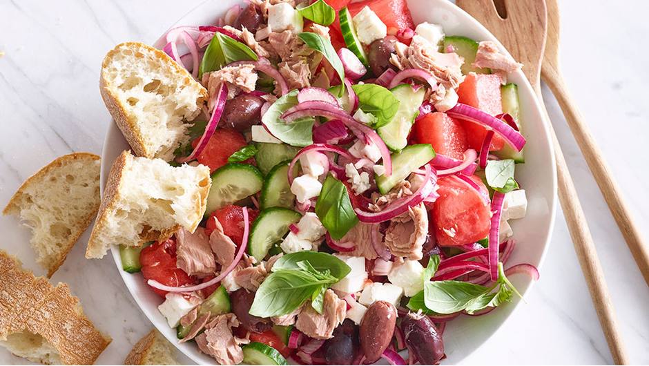 Watermelon, Tuna, and Feta Salad Giant Food