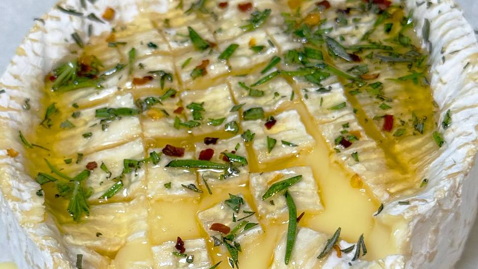 Baked Brie with Hot Honey and Rosemary | Stop and Shop