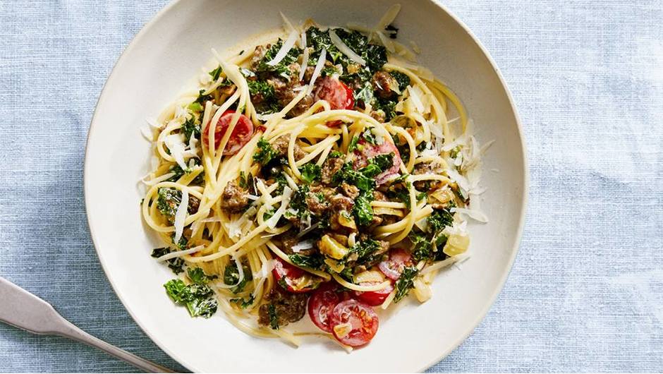 Spaghetti with Tomatoes and Kale Giant Food