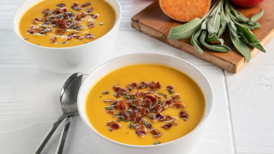 Creamy Sweet Potato, Apple and Bacon Soup Food Lion