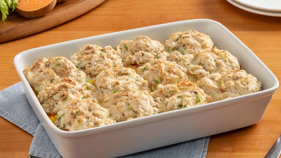 Leftover Turkey & Stuffing Biscuit Bake Food Lion