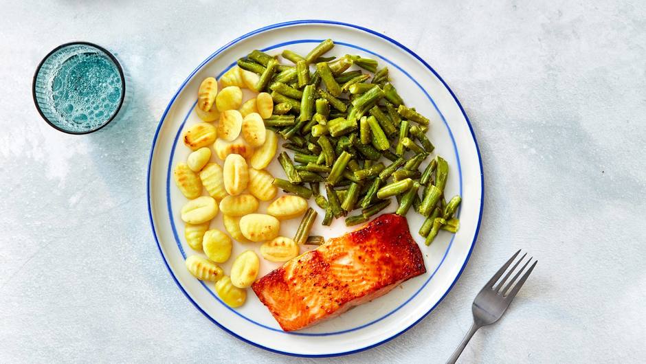 MisoHoney Salmon with Green Beans and Gnocchi Giant Food Store