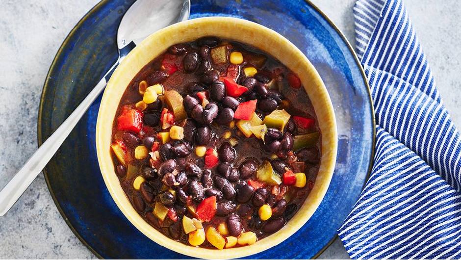 Instant Pot Black Bean Chili Stop and Shop
