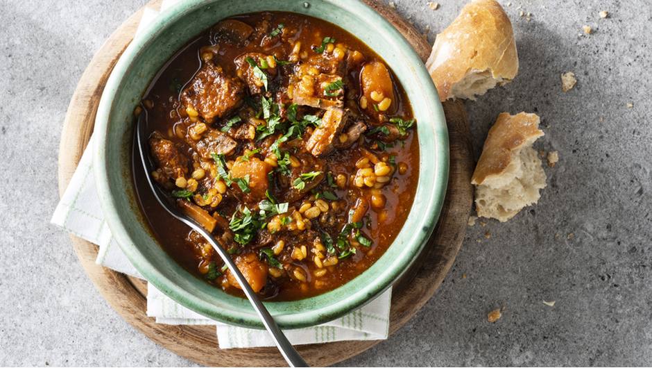 Slow Cooker Beef and Barley Stew Giant Food