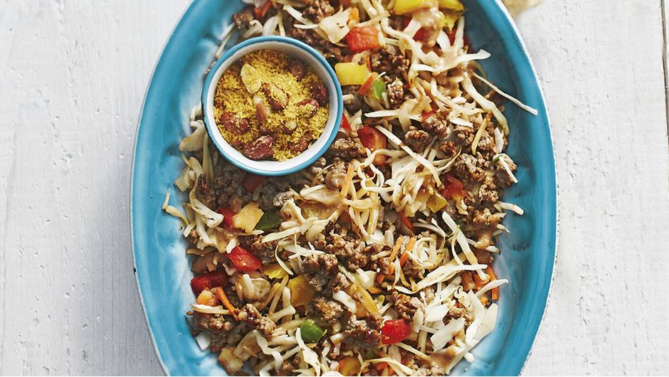 Stir Fried Beef with Spicy Veggies and Peanut Sauce Giant Food